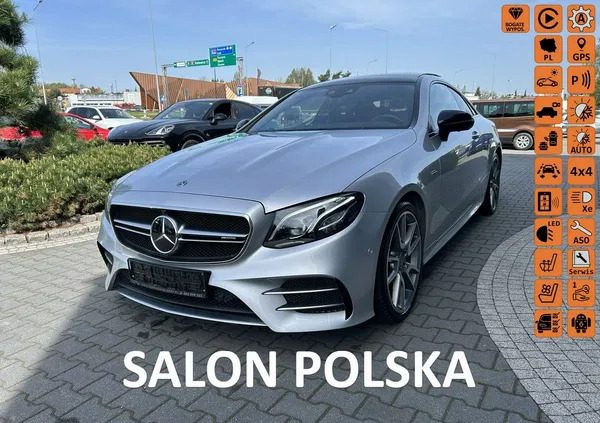 samochody osobowe Mercedes-Benz Klasa E cena 229900 przebieg: 99000, rok produkcji 2019 z Pilzno